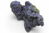 Sparkling Azurite Crystal Cluster - China #215849-1
